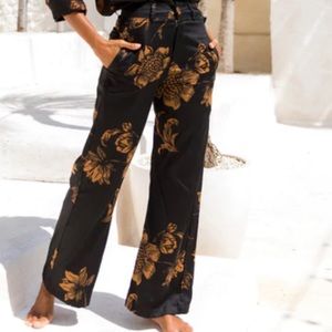 Ess the Label Tayla High Waisted Pant - Banksia Print